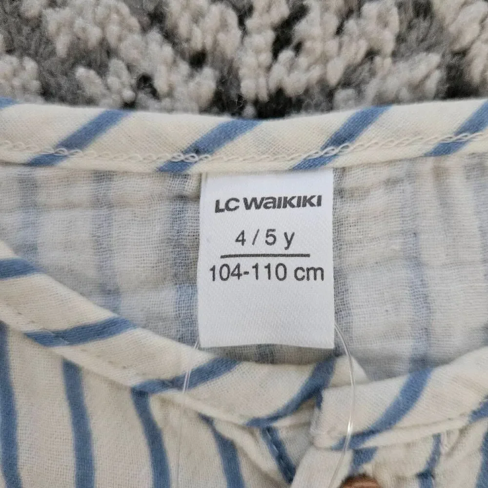 LC Waikiki Blue Shorts Outfit Set Size 4-5